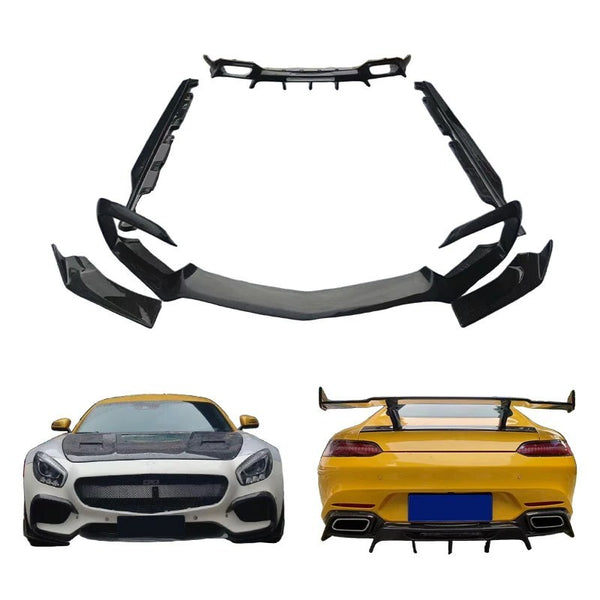 Kit de carrocería de fibra de carbono Mercedes-Benz AMG GT C190 2015-2023