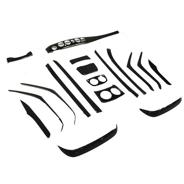 Kit de molduras interiores (18 piezas) de fibra de carbono Mercedes-Benz Clase S W222 2014+