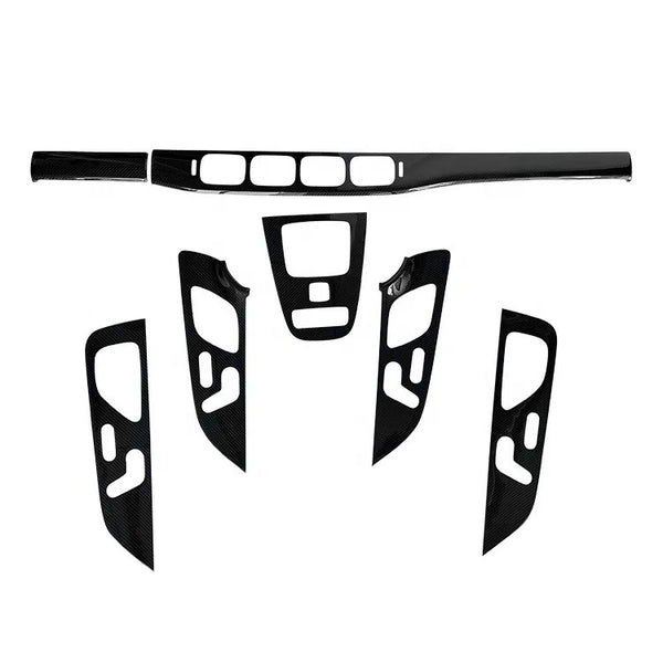 Kit de molduras interiores (7 piezas) de carbono seco Mercedes-Benz GLE W167 2019+