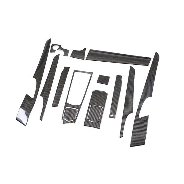 Kit de molduras interiores (14 piezas) de fibra de carbono Porsche Panamera 970 2014-2017