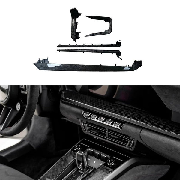 Molduras de puertas de fibra de carbono Porsche 911 992 2018-2019