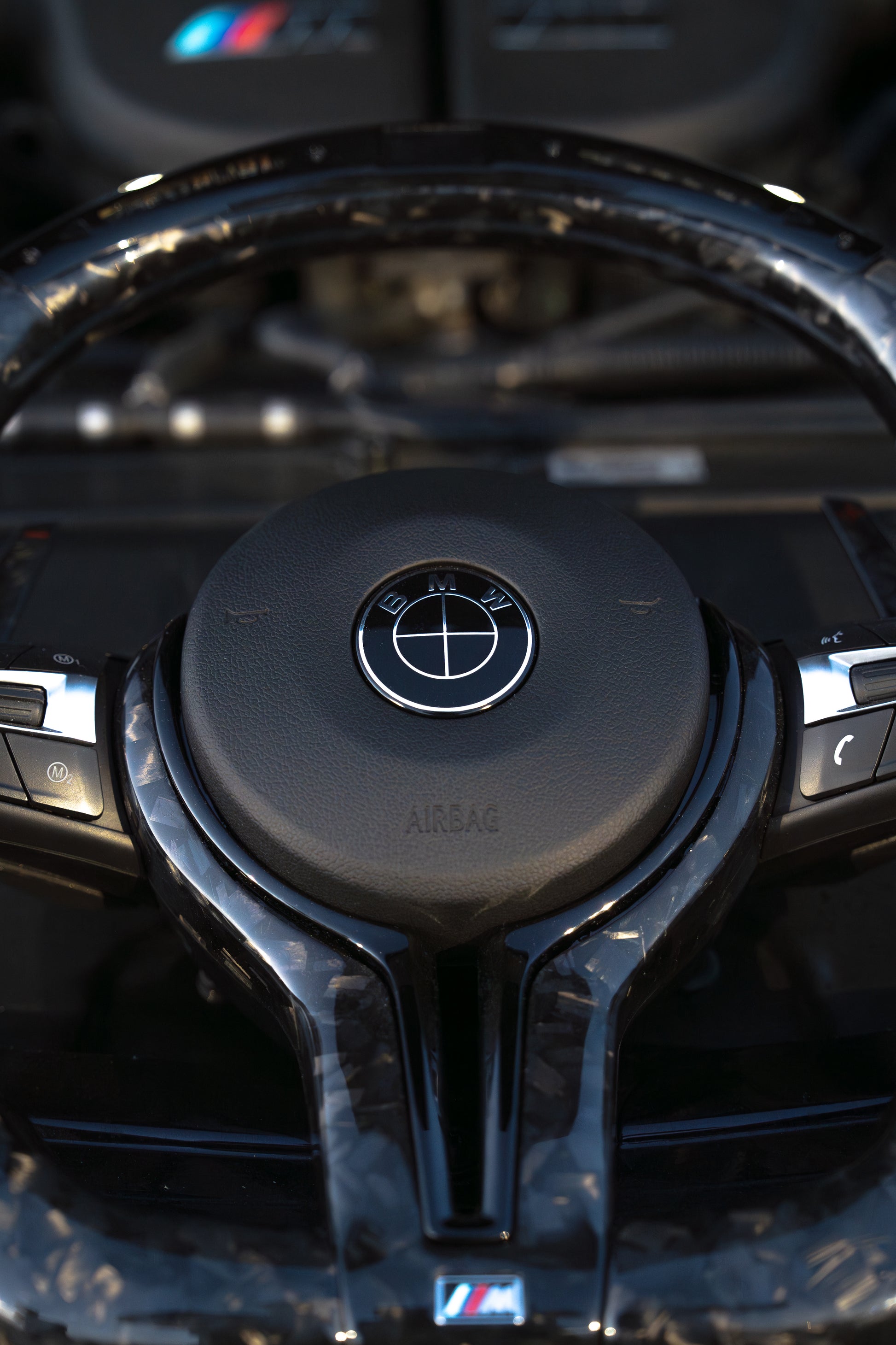 PHASE 01 Steering Wheel Carbon Fiber LED BMW