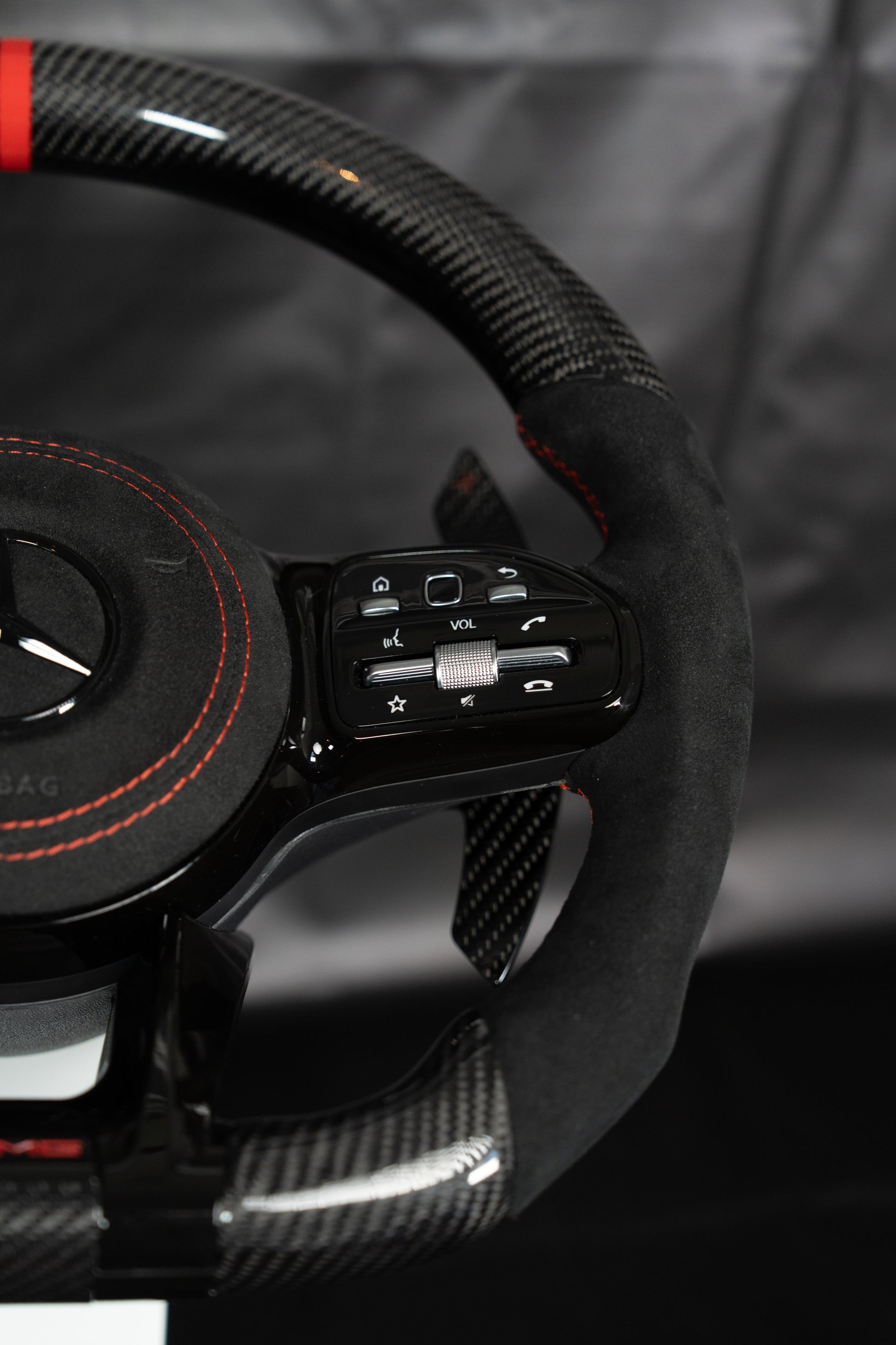 PHASE 01 Steering Wheel Carbon Fiber MERCEDES
