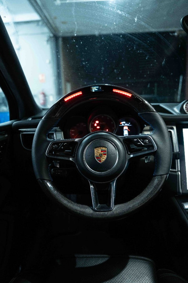 Volante Racing Porsche Carbono LED — Display & Shift Lights