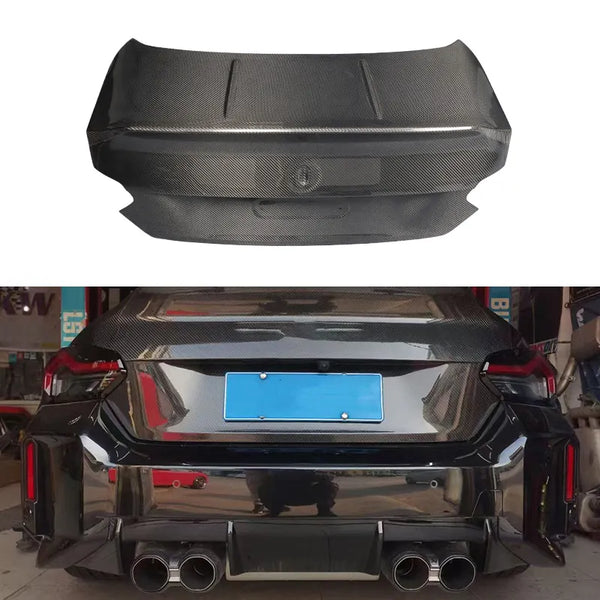 Portón Trasero de Fibra de Carbono BMW M2 G87 Serie 2 G42 — Estilo CSL