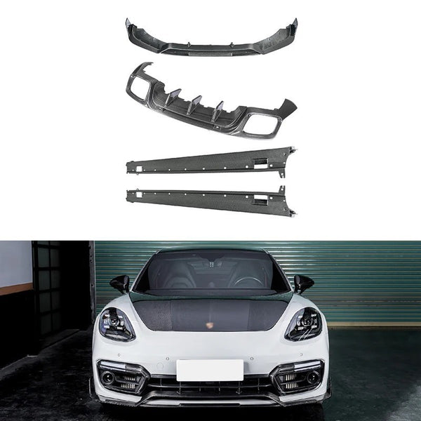 Kit de carrocería de carbono seco Porsche Panamera 971 2017-2023