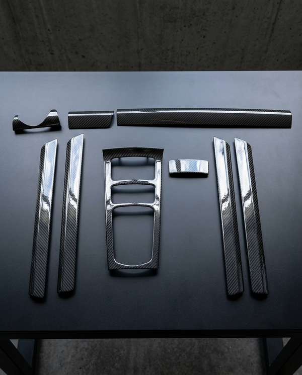 Kit Interior Carbono Seco Porsche Cayenne 958 — 9 piezas