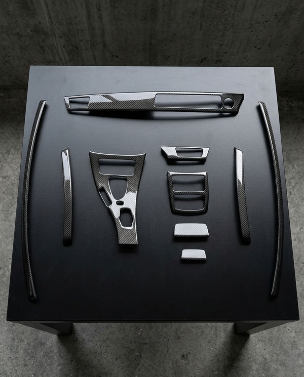 Kit Interior Carbono Seco BMW M3 E92 / E93 — 10 piezas