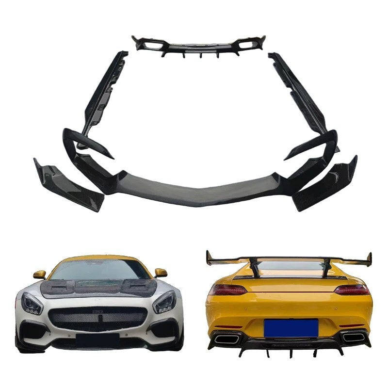 Kit de carrocería de fibra de carbono Mercedes-Benz AMG GT C190 2015-2023