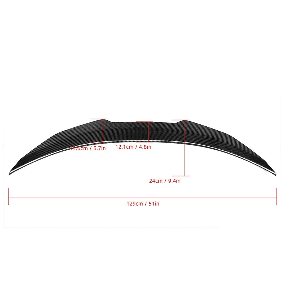 Alerón trasero estilo PSM de fibra de carbono BMW Serie 5 G30 F90 (M5) 2017-2025