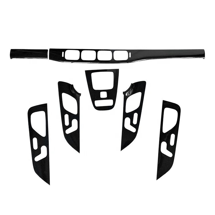 Kit de molduras interiores (7 piezas) de carbono seco Mercedes-Benz GLE W167 2019+