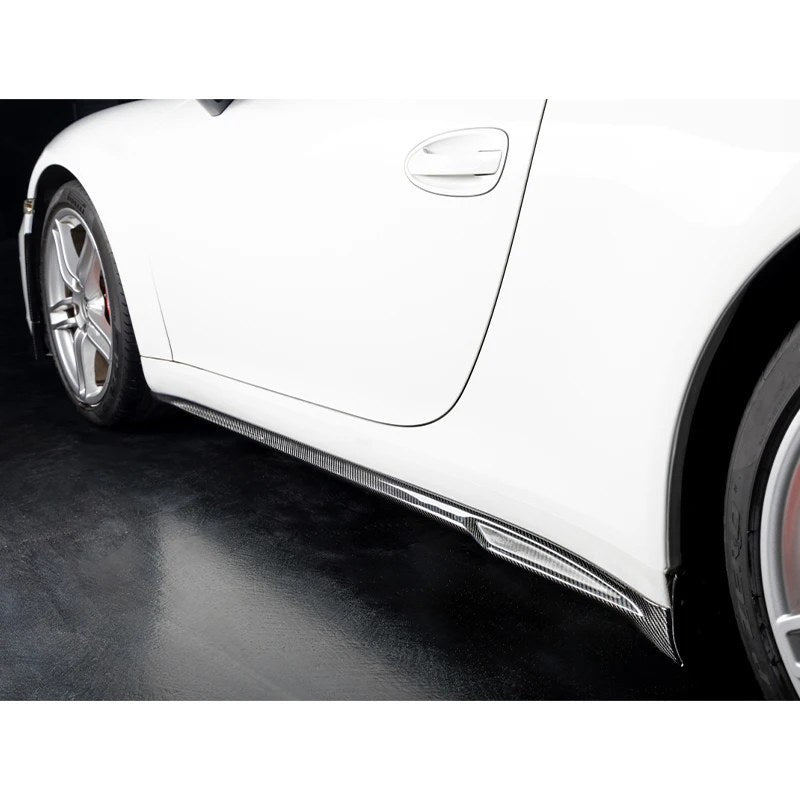 Faldones laterales estilo Turbo SD de carbono seco Porsche 911 991 992 2012-2019