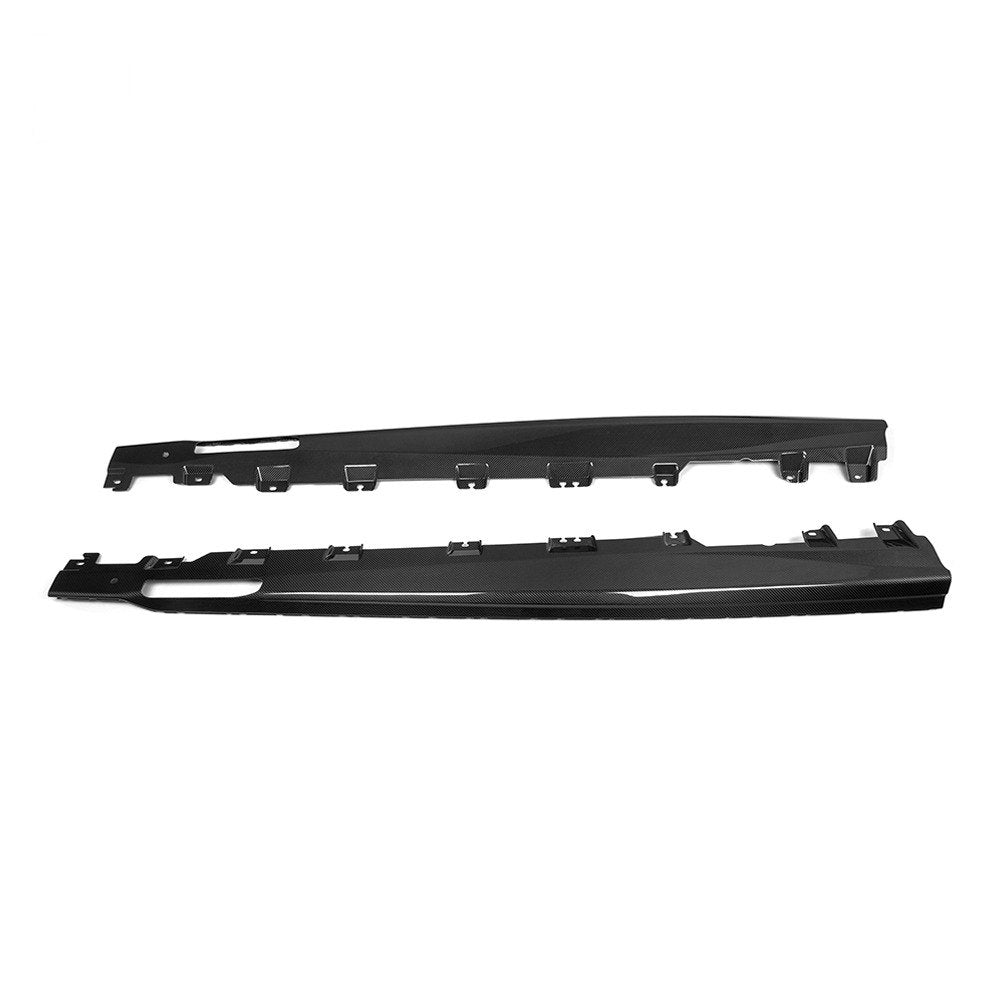 Faldones laterales estilo MP de fibra de carbono BMW X6 G06 F96 (X6 M) 2020+