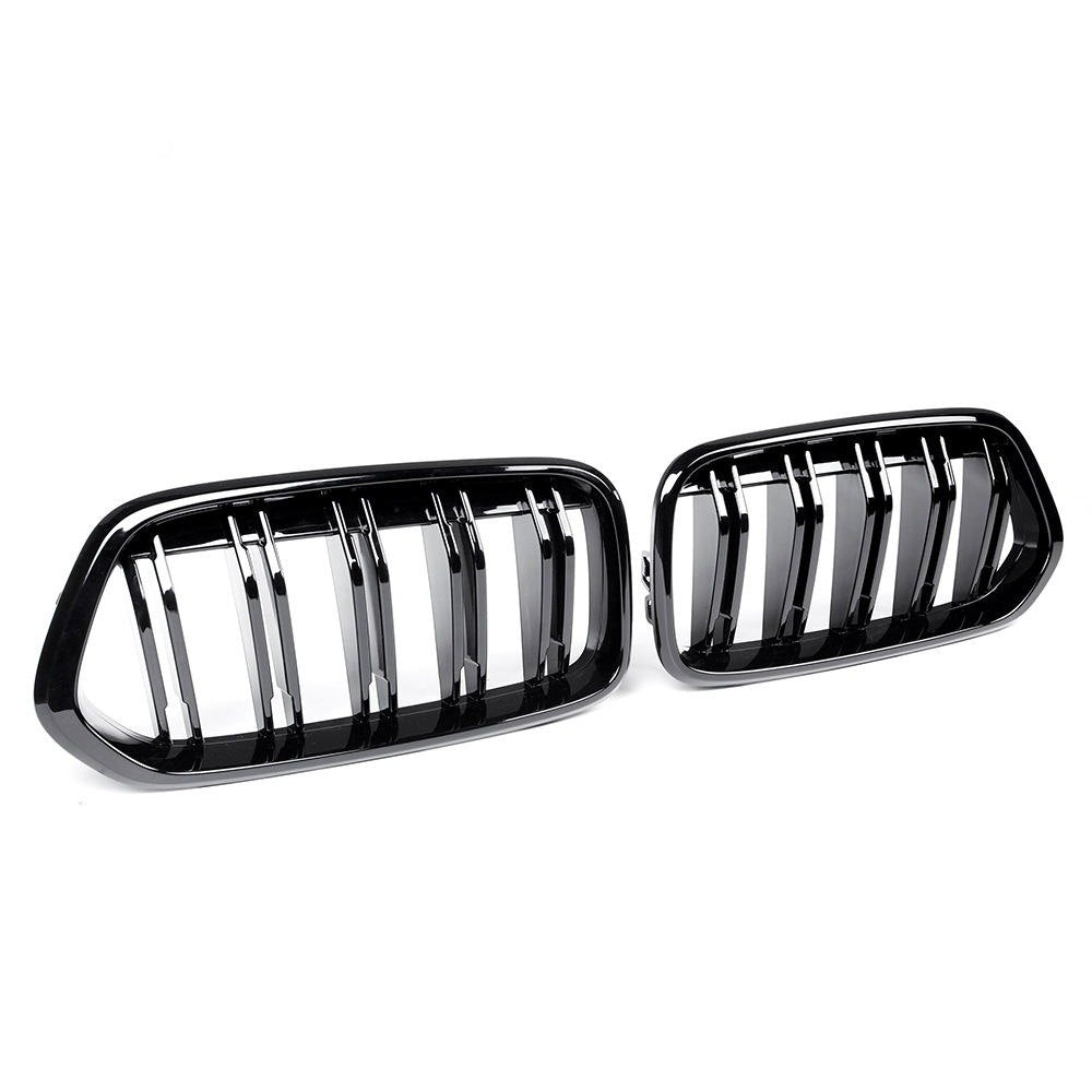 Rejilla delantera lama única negro brillante (ABS) BMW X2 F39 2020+