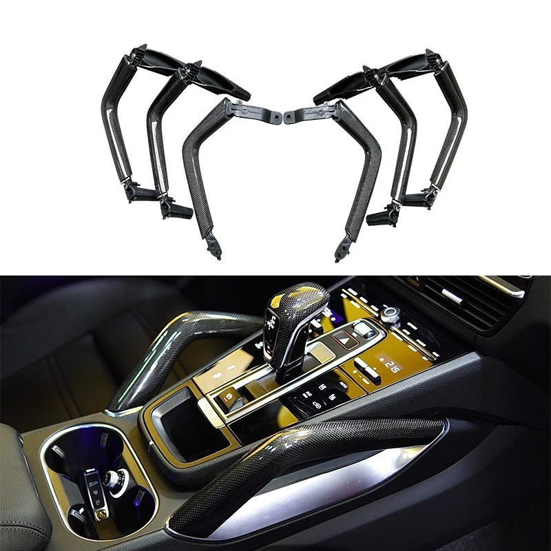 Kit de molduras interiores de fibra de carbono Porsche Cayenne 9Y0 2018-2024