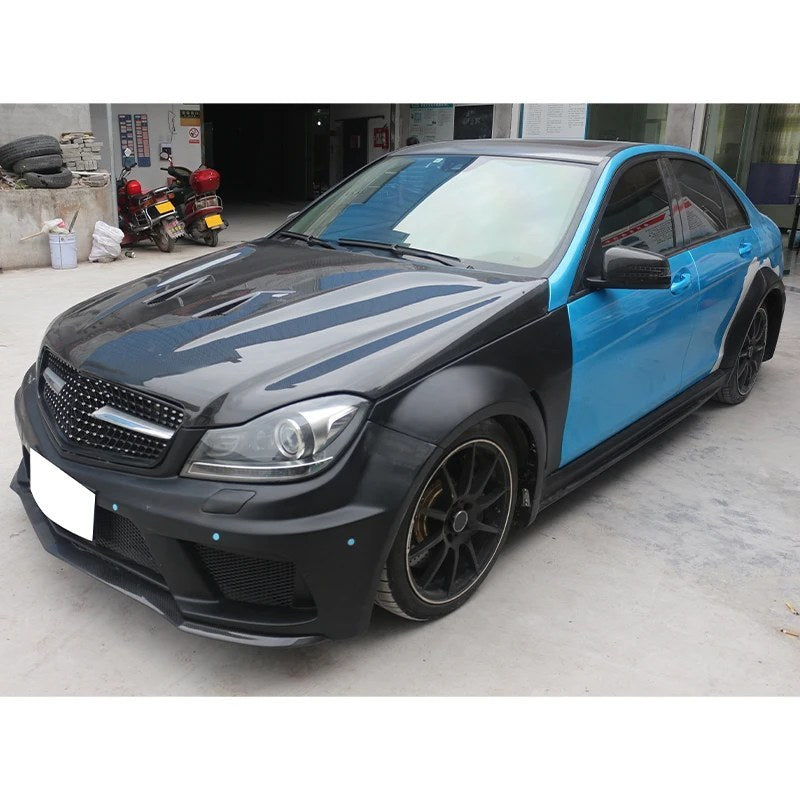 Kit de carrocería de fibra de carbono Mercedes-Benz Clase C W204 2012-2014