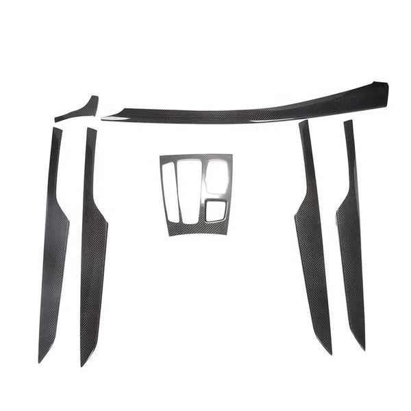 Kit de molduras interiores (7 piezas) de fibra de carbono BMW X6 F16 2015-2019