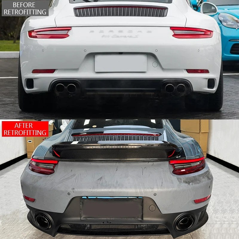 Kit de carrocería de fibra de carbono Porsche 911 991 2012-2018