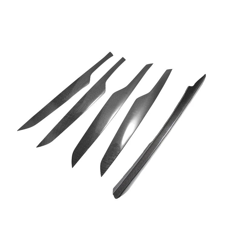 Kit de molduras interiores (5 piezas) de fibra de carbono BMW X6 F16 2014-2017