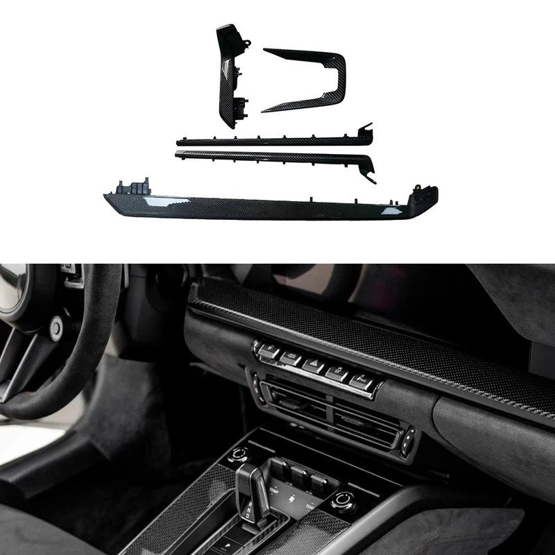 Molduras de puertas de fibra de carbono Porsche 911 992 2018-2019