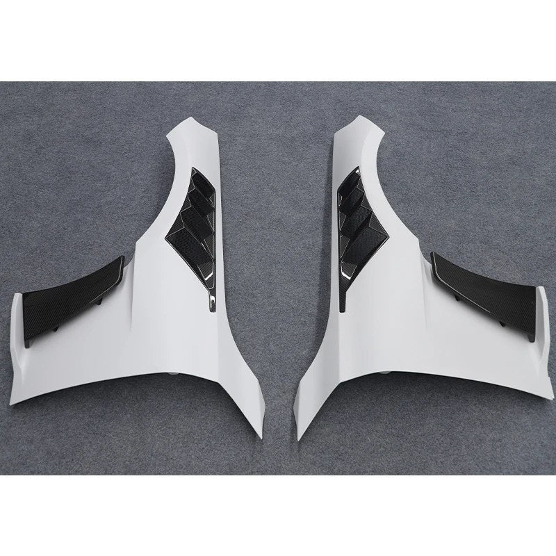 Guardabarros estilo HALFLEAKAGE de fibra de carbono BMW Serie 2 G42 G87 (M2) 2022-2025