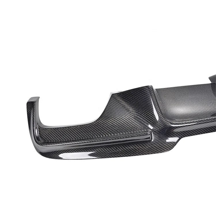 Difusor trasero estilo V de fibra de carbono BMW Serie 5 F10 2010-2016
