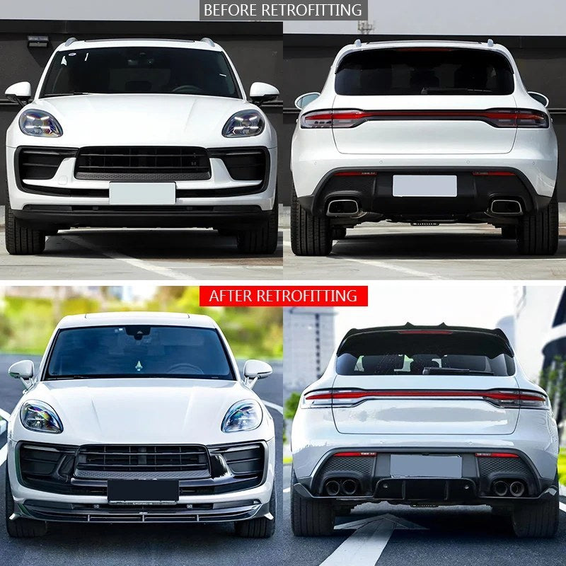 Kit de carrocería de fibra de carbono Porsche Macan 95B 2022-2024