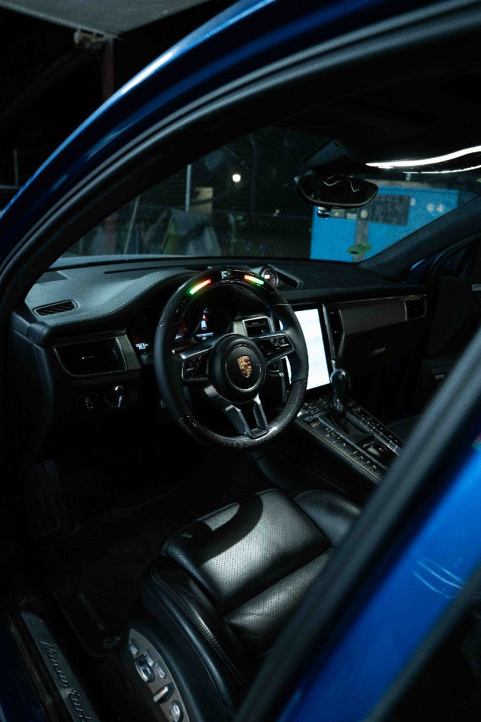 Volante Racing Porsche Carbono LED — Display & Shift Lights
