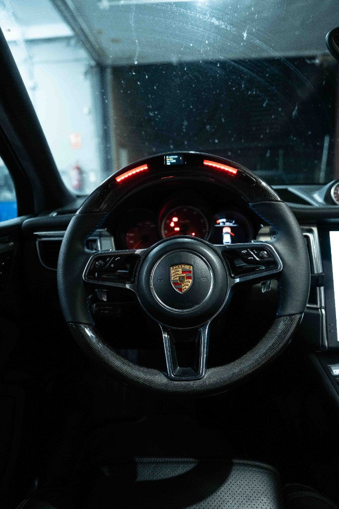 Volante Racing Porsche Carbono LED — Display & Shift Lights