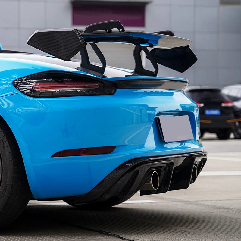 Difusor GT4 carbono Porsche 718 Cayman