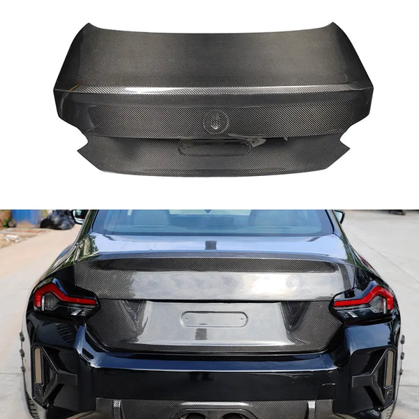 Portón Trasero con Spoiler de Fibra de Carbono BMW M2 G87 Serie 2 G42