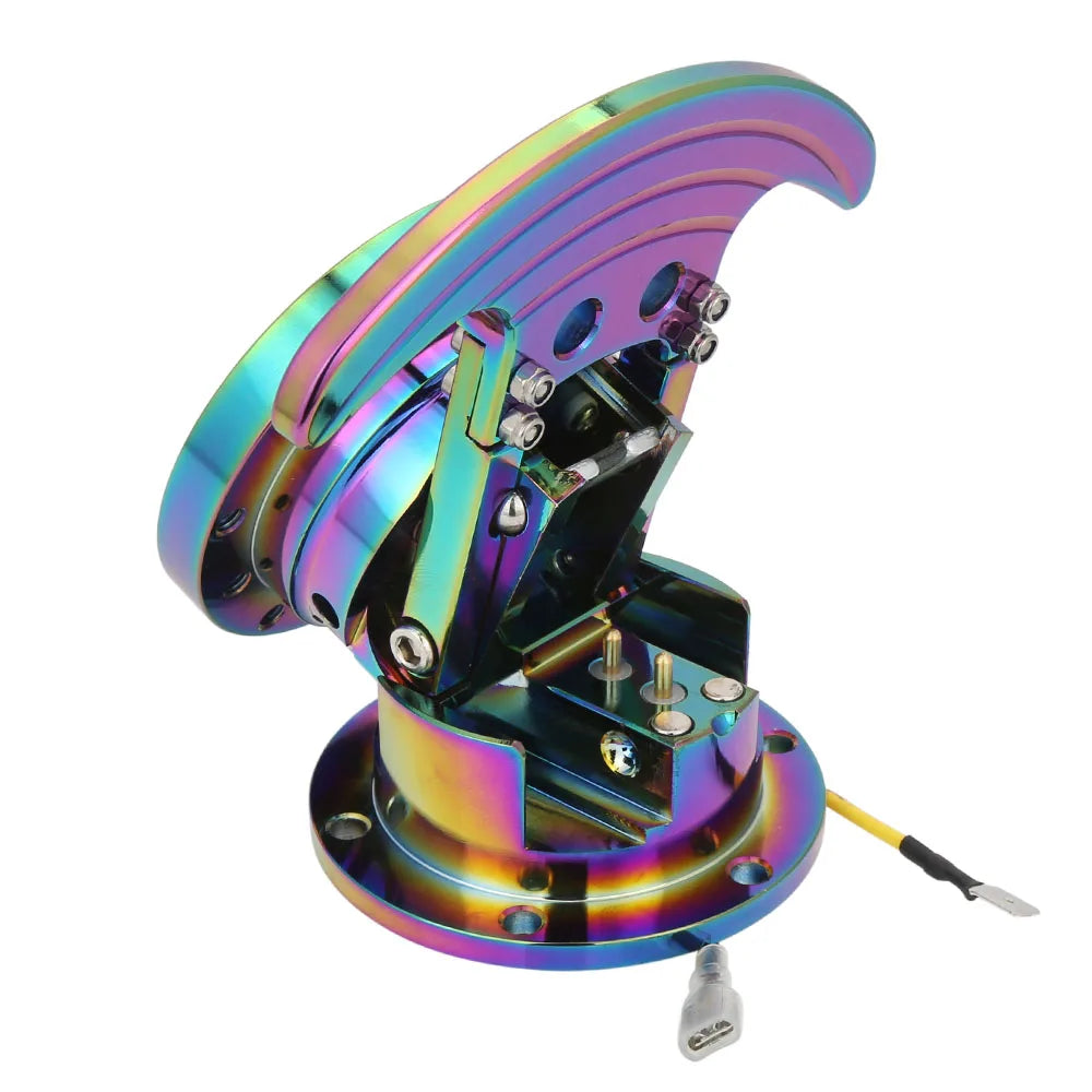 Adaptador de liberación rápida para volante neocromado/azul titanio