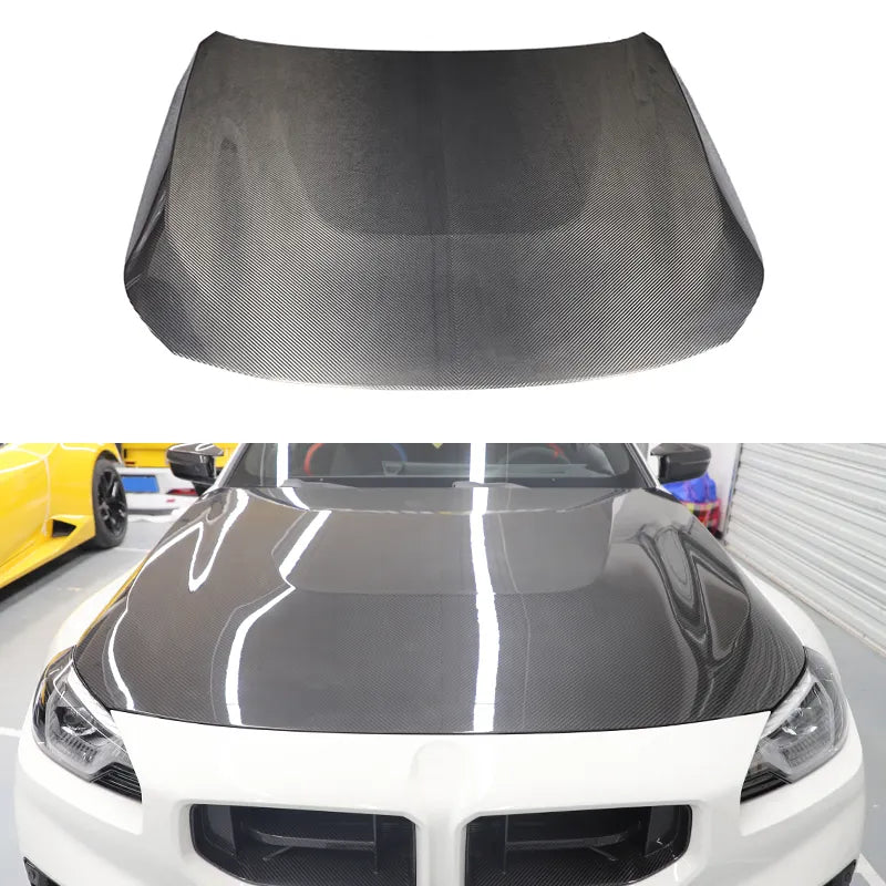 Capó de fibra de carbono BMW M2 G87 estilo V