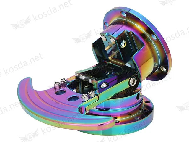 Adaptador de liberación rápida para volante neocromado/azul titanio