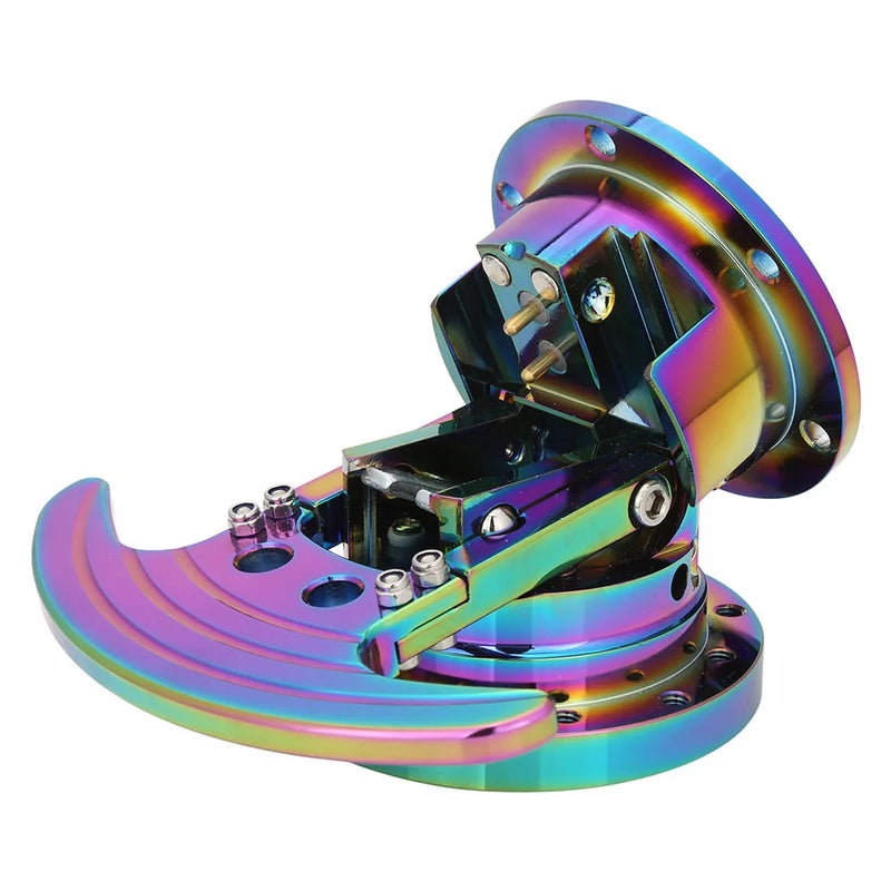 Adaptador de liberación rápida para volante neocromado/azul titanio