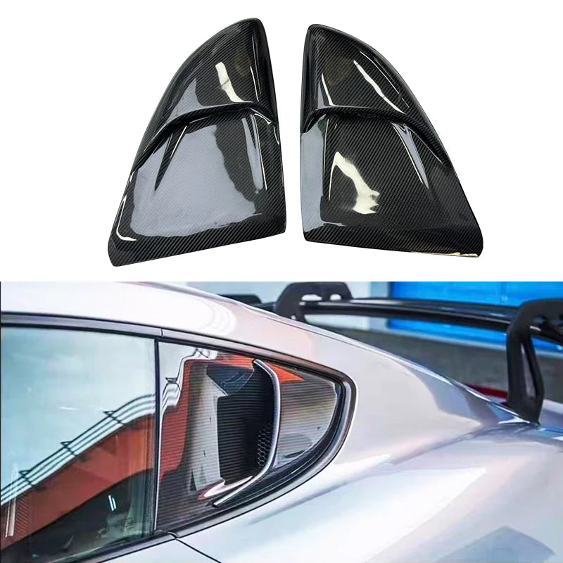Tomas de aire ventana carbono seco Porsche 718 Cayman