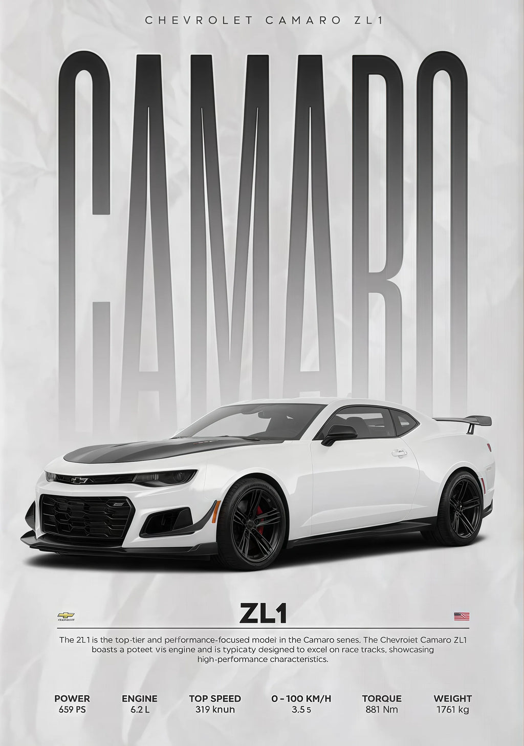 Póster W16 750S - Impresión Canvas Deportivo de Lujo Moderno