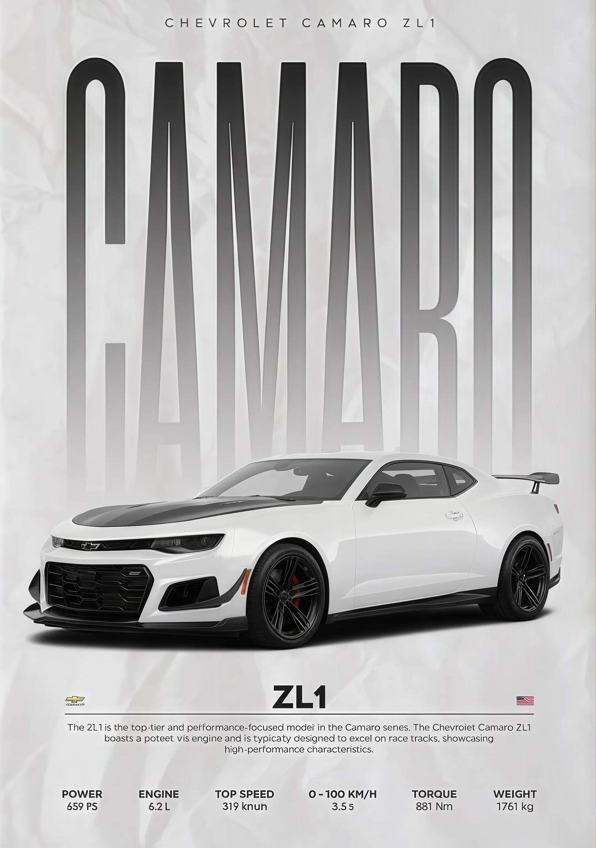 Póster W16 750S - Impresión Canvas Deportivo de Lujo Moderno
