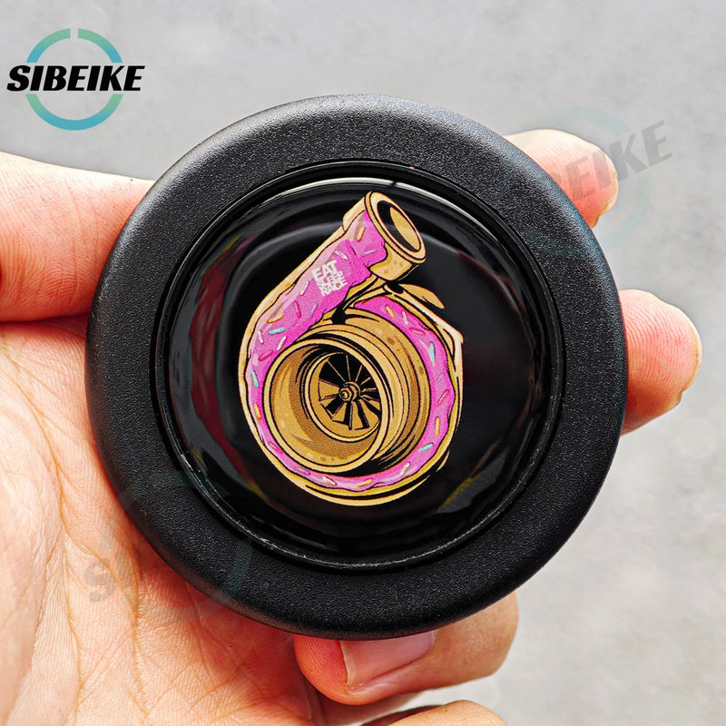 Tapón de Claxón de gato turbo de anime / Turbo Anime para volantes deportivos.