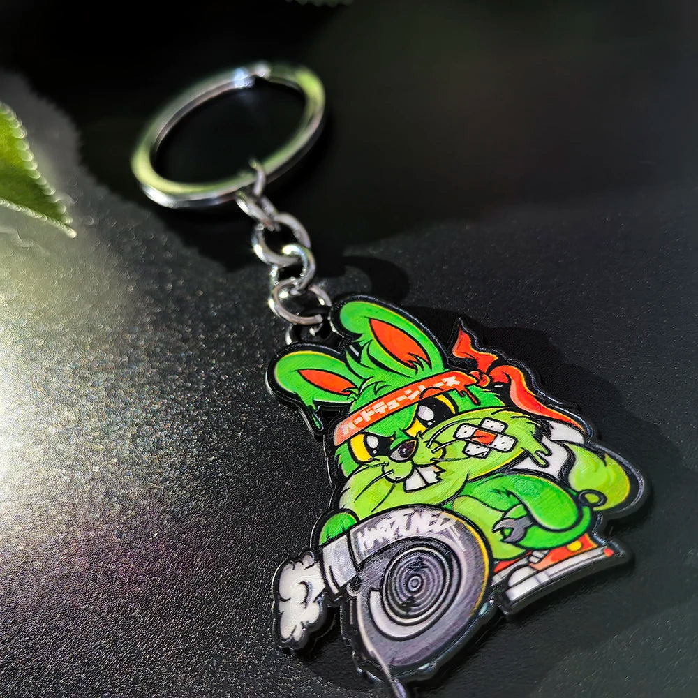 Llavero JDM Estilo Drift - Metal 3D Aleación de Zinc | Accesorio Coche y Moto