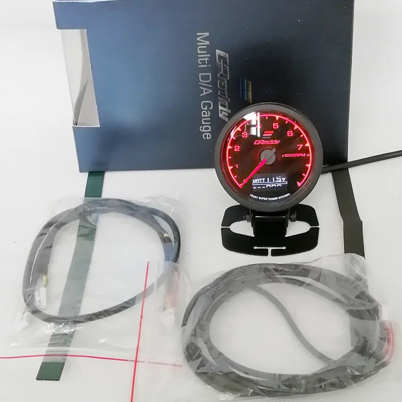 Tacómetro Digital 2.5" LCD 7 Colores - Universal