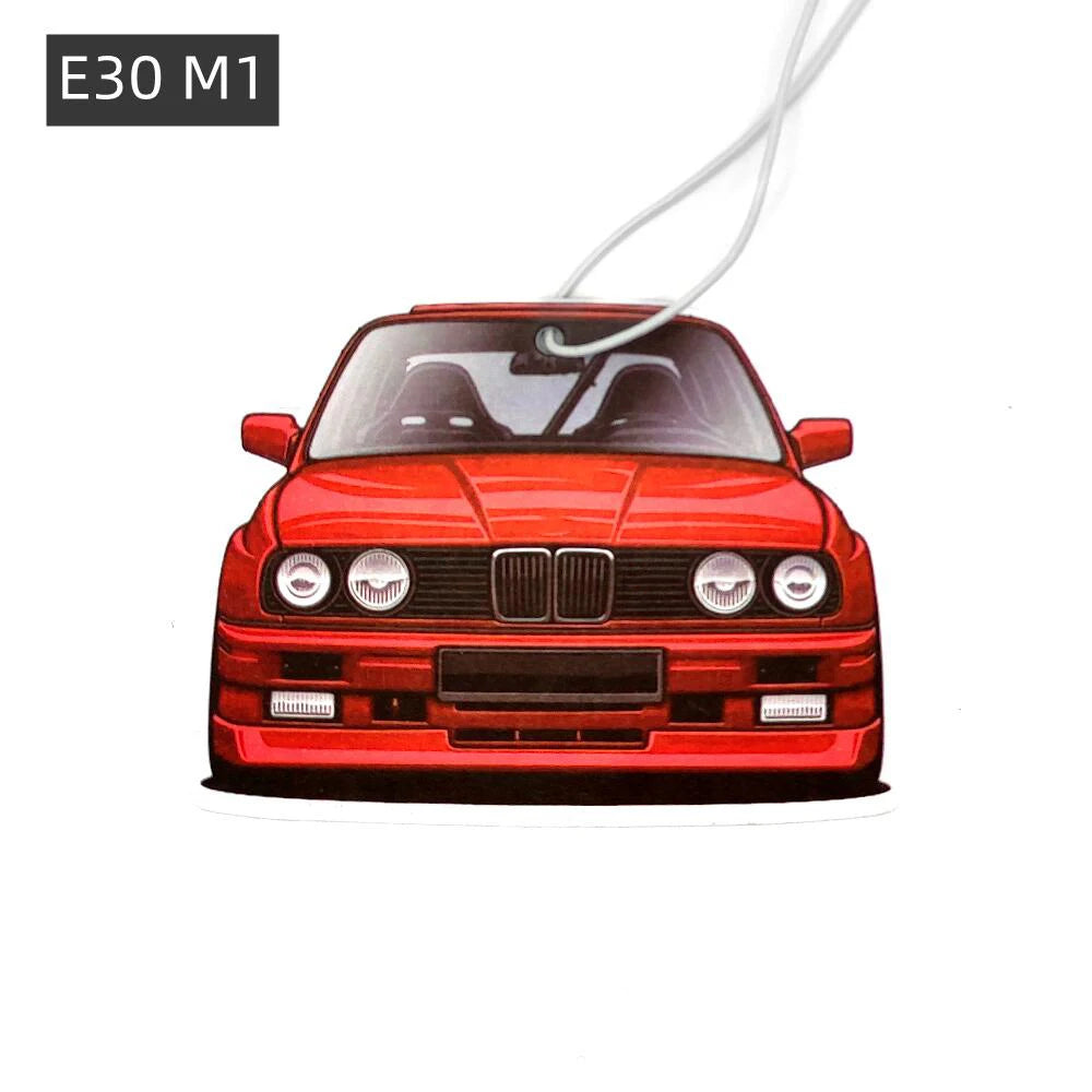Ambientador Colgante BMW JDM - Retrovisor y Rejilla | Aroma Limón | Estilo Drift