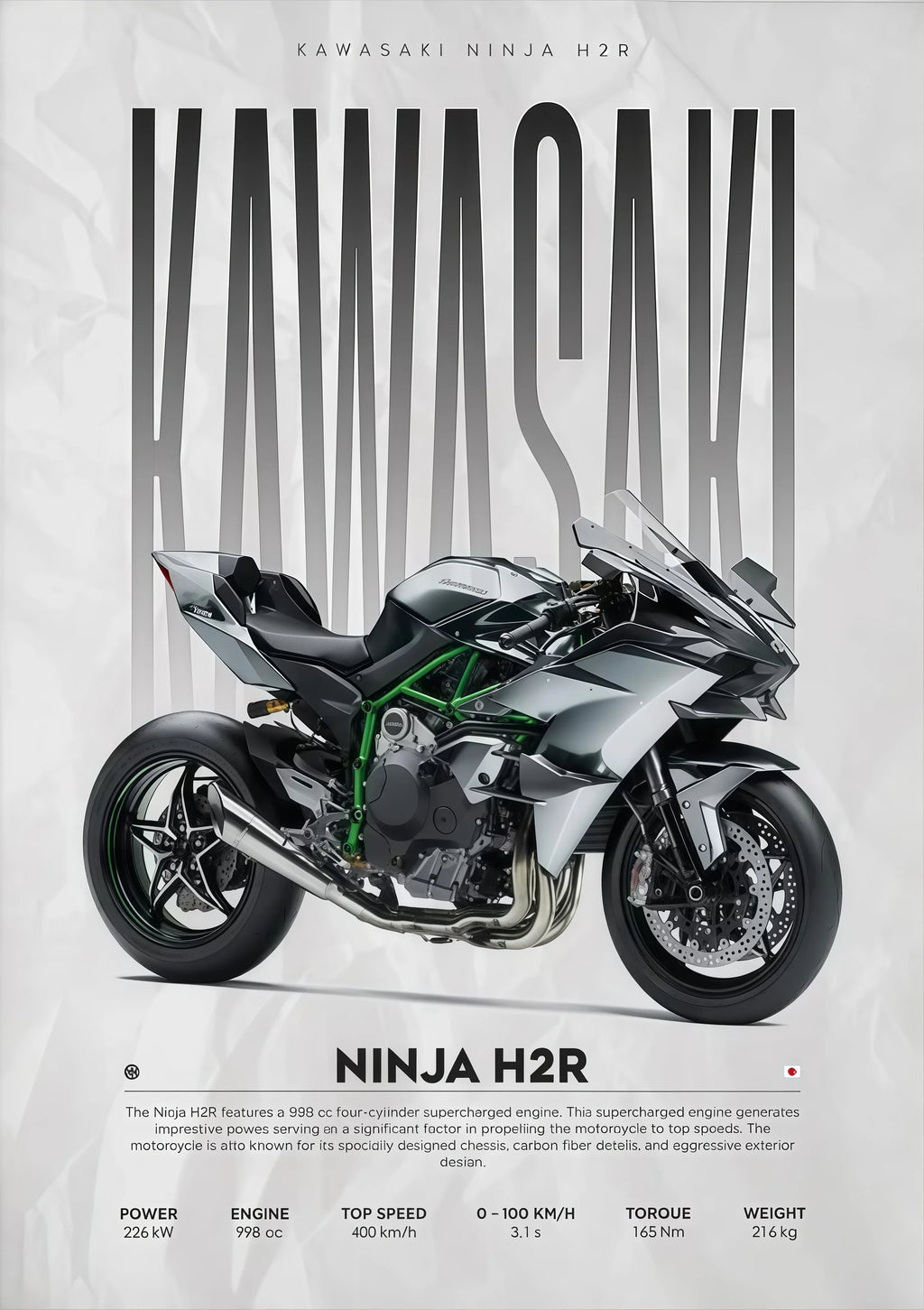 Póster W16 750S - Impresión Canvas Deportivo de Lujo Moderno