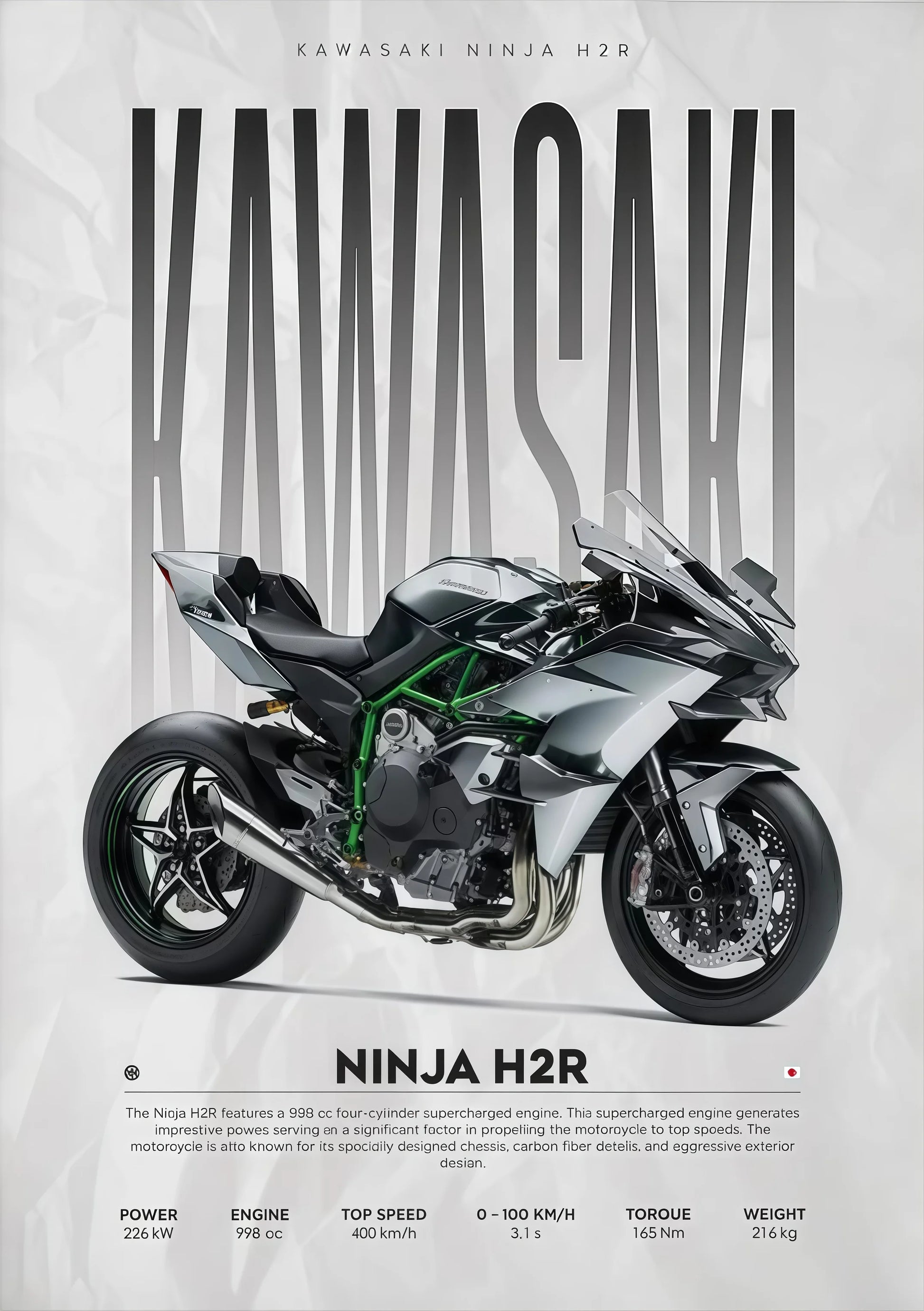 Póster W16 750S - Impresión Canvas Deportivo de Lujo Moderno