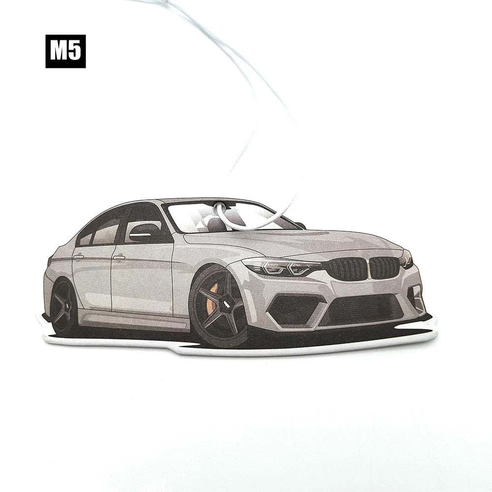 Ambientador Colgante BMW JDM - Retrovisor y Rejilla | Aroma Limón | Estilo Drift