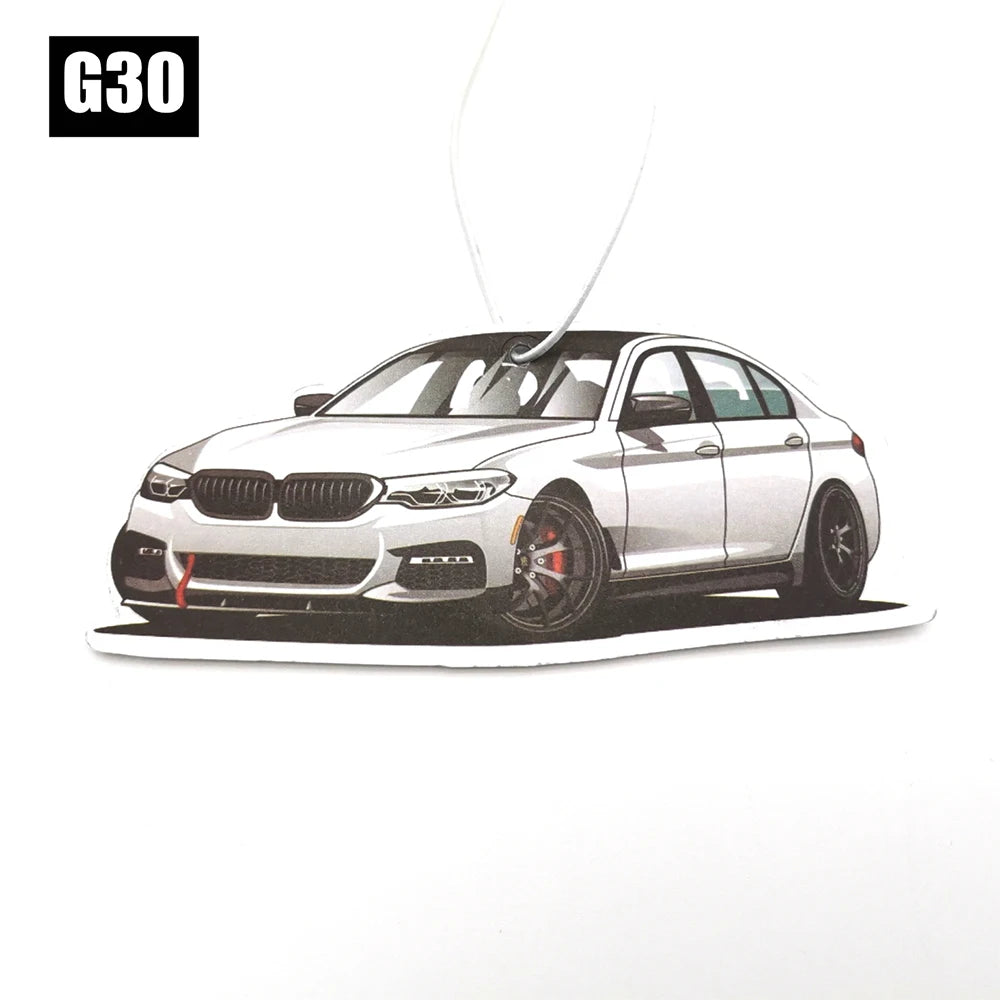 Ambientador Colgante BMW JDM - Retrovisor y Rejilla | Aroma Limón | Estilo Drift