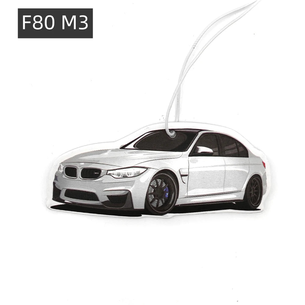 Ambientador Colgante BMW JDM - Retrovisor y Rejilla | Aroma Limón | Estilo Drift
