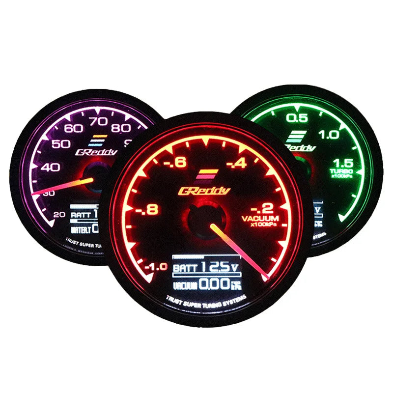 Tacómetro Digital 2.5" LCD 7 Colores - Universal