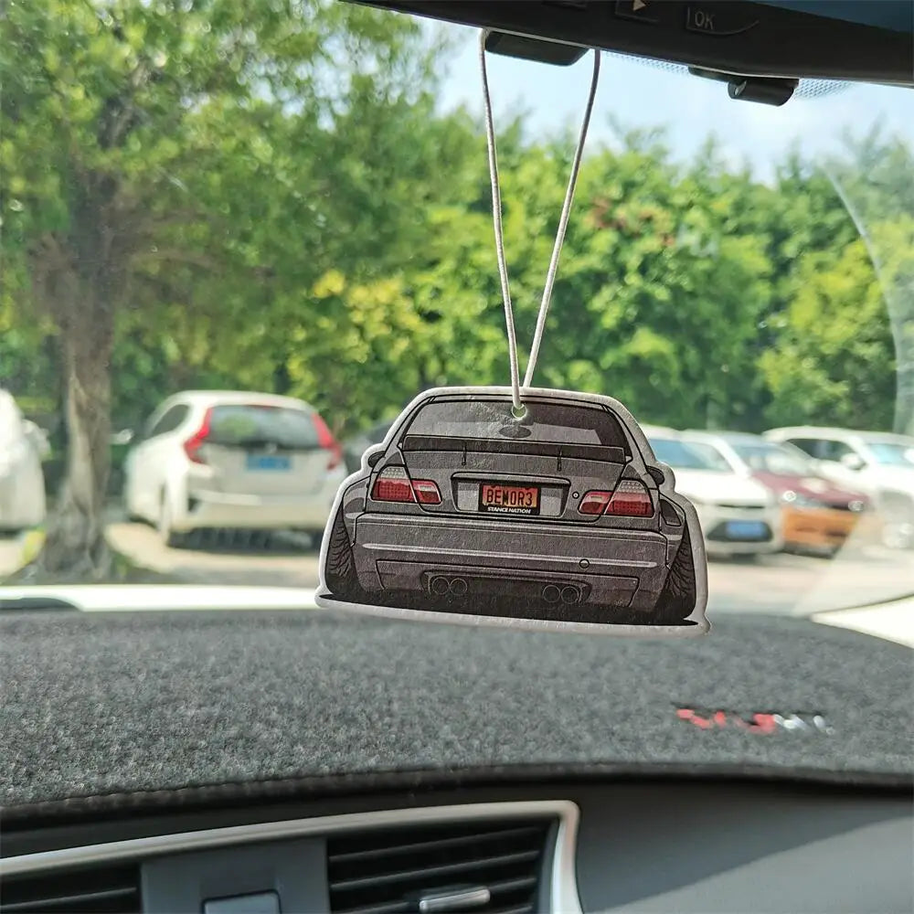 Ambientador Colgante BMW JDM - Retrovisor y Rejilla | Aroma Limón | Estilo Drift