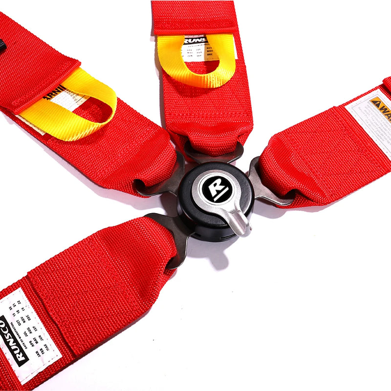 Arnés de Seguridad Racing 4 Puntos (NO FIA) - Cierre Rápido Camlock 3 Pulgadas Universal